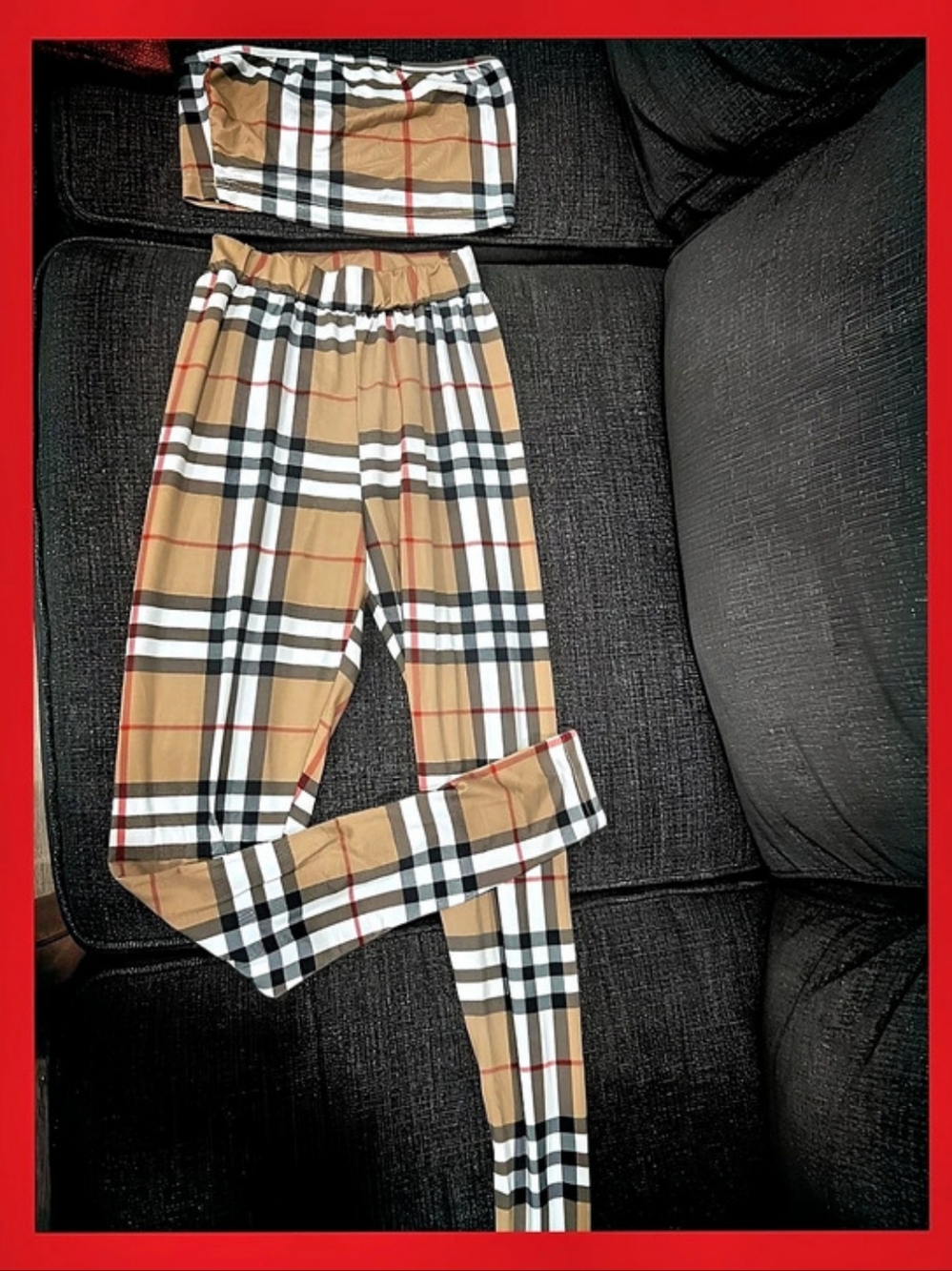 Plaid Casual Pants